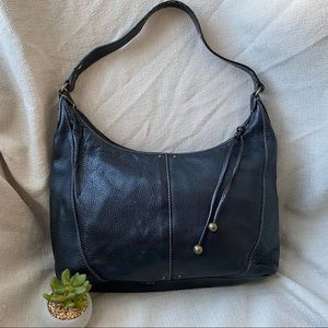 The Sak Black Leather Shoulder Bag